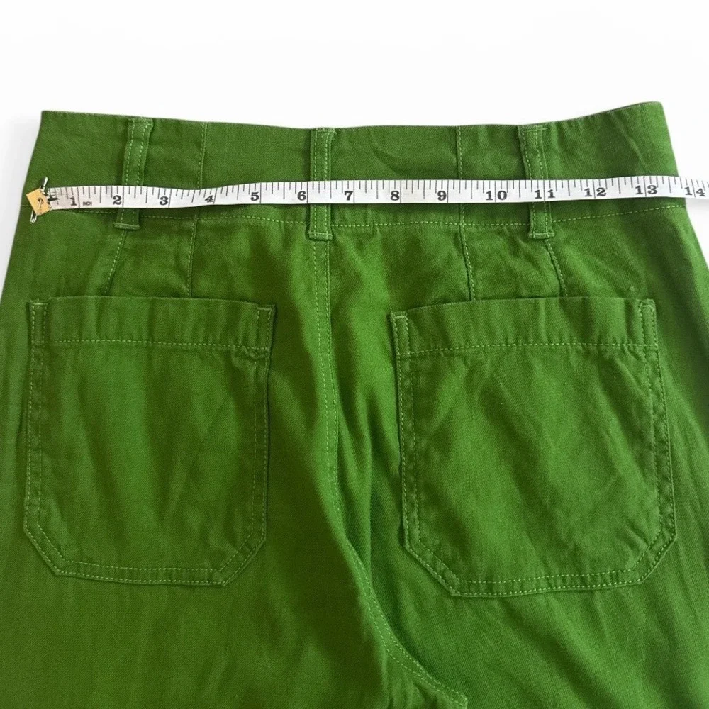 Maeve Anthropologie Wide Leg Cropped Pants Size 26 - Picture 4 of 6